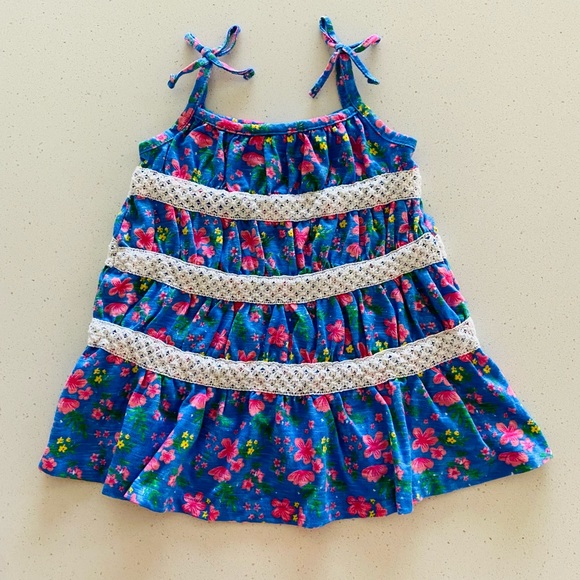 Roxy Girl Floral Dress and Bloomers Set Size 18 Months - Picture 6 of 10